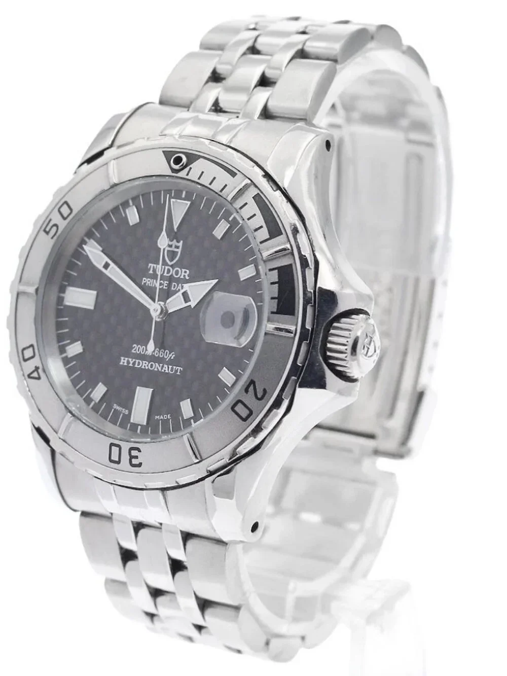 TUDOR Prince Date Hydronaut 89190P Date black Dial Automatic Men's Watch_963297